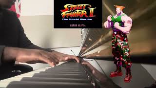 Guile theme music streetfighter6 gamemusic guilethemesong pianocover pianomusic [upl. by Lerual]