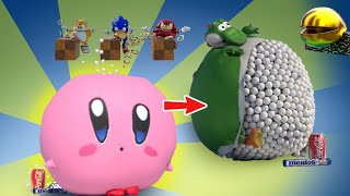 Kirby and friends Inhales Coke and Mentos has a Fun Race and More 🍬🧋 [upl. by Risser415]