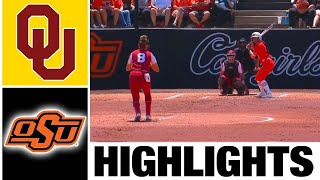 1 Oklahoma vs Oklahoma State Highlights GAME 3  NCAA Softball Highlight  2023 College Softball [upl. by Aubry]