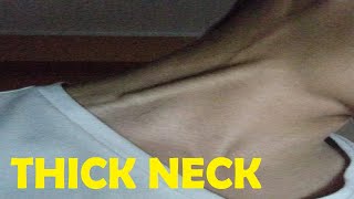 how to get a bigger and thicker neck permanently in 3 minutes [upl. by Latashia]