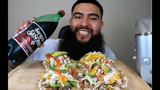 TOSTADAS MUKBANG ASMR [upl. by Refinnaej195]