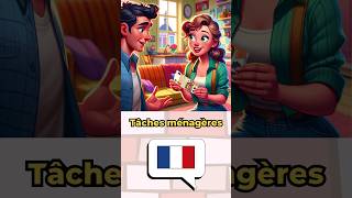 French Conversation Les tâches ménagères learnfrench [upl. by Atiuqes]