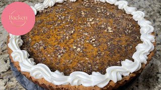 Pay de Calabaza americano  Pumpkin pie HAPPY THANKSGIVING [upl. by Cheyney]