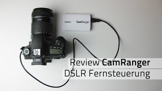 CamRanger  DSLR Kameras kabellos über Tablet Smartphone und Computer fernsteuern [upl. by Ynnor577]