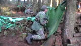 WWII Airsoft Action  Battle in the woods around Carentan The Hill Dundee Nov 2009 [upl. by Gravante]