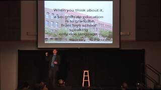 Bilingualism and multilingualism Samuel Aguirre at TEDxNEIU [upl. by Hurleigh]