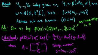 ML 102 Posterior for linear regression part 1 [upl. by Buiron]