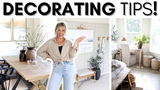 HOME DECORATING TIPS  STYLING IDEAS  MY GOTO DECORATING TIPS FOR A HIGHEND SPACE [upl. by Lexy]