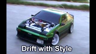 Green Panda Trueno AE86 Engine build  56 CS rc Drift [upl. by Chelsae]