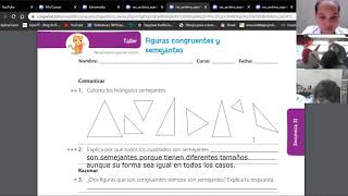 TALLER DE FIGURAS CONGRUENTES Y SEMEJANTES [upl. by Vorfeld]