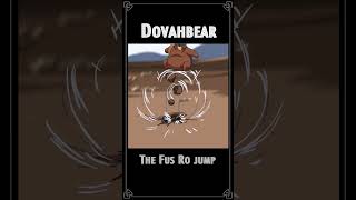 Fus Ro Rocket Jump animation skyrim fusrodah rocketjump dovahbear [upl. by Ingraham85]