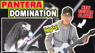 BEGINNER GUITARIST Reacts To PANTERA  quotDOMINATIONquot LIVE IN MOSCOW [upl. by Inaluiak208]