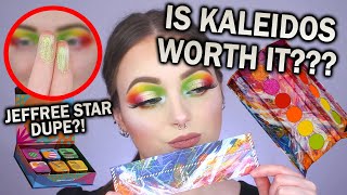 Jeffree Star Cosmetics Dupe KALEIDOS FUTURISM IV VR NEON  SPACE AGE HIGHLIGHTER REVIEW [upl. by Squier778]