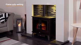 Adam Woodhouse Electric Stove in Black [upl. by Raji271]