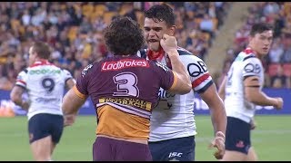 Latrell Mitchell v James Roberts  What a Battle [upl. by Irpac]