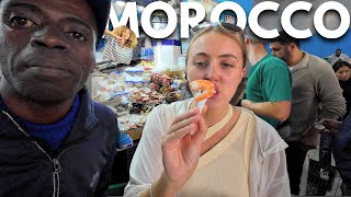 SEA URCHIN Feast at Moroccos Wildest Market 🇲🇦 [upl. by Johm]