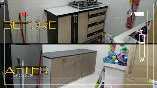 DIY IKEA Kitchen Cabinet Knoxhult [upl. by Aicilegna55]