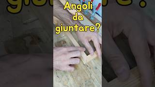 Giunzione angolare legno bosh woodworking diy tips [upl. by Khudari]