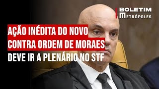 Ação inédita do Novo contra ordem de Moraes deve ir a plenário no STF [upl. by Amekahs]