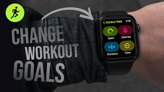 How to Change Apple Watch Exercise Goal EXPLAINED [upl. by Martine]