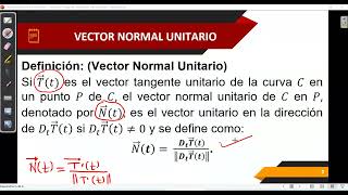 Cálculo de los Vectores Tangentes Normales y Binormales [upl. by Namurt655]