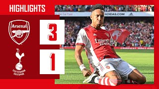 HIGHLIGHTS  Arsenal vs Tottenham Hotspur 31  Smith Rowe Aubameyang Saka [upl. by Ado]