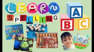 LEARN ABC SPELLING FOR TODDLER AND KIDS Videos Part 1 by Lucas Kiddie Channel [upl. by Sheehan]