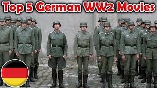 5 Must See German WW2 Movies [upl. by Orihakat163]