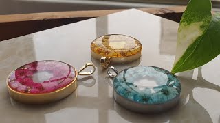 Epoxy resin tutorial  The idea of ​​making a resin necklace [upl. by Gove718]