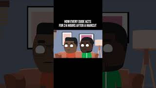 RDCworld1 Animated  How Every Dude Acts for 24 Hours After A Haircut shorts rdcworld animation [upl. by Ailen710]