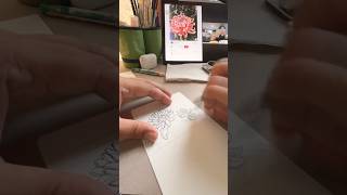 Drawing birthmonth flowers for 2025 calendar shorts watercolor art illustration drawing [upl. by Fates226]