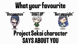 What Your Favourite Project Sekai Character Says About You [upl. by Oretna]