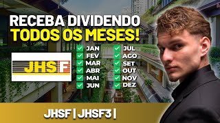 JHSF3 Vale a Pena Comprar Pensando em Dividendo Mensal Análise Ações JHSF 2024 [upl. by Konopka845]