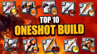 Top 10 Best One Shot Build😋😋 Corrupted Dungeon albiononline [upl. by Violetta]