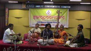 Sampoornam Foundation For Music and ArtsTrichy Pradeep Kumar Vocal [upl. by Foley]