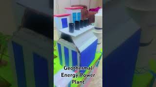 Geothermal Energy Power PlantClass 8Easy Science Working Model [upl. by Llirrem]