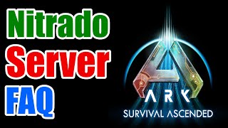 Nitrado Server Settings FAQ arksurvivalascended ark nitrado [upl. by Eahsed]