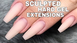 HOW TO  HARD GEL SCULPTED EXTENSIONS  IsabelMayNails  The Gel Bottle Inc [upl. by Aerdnaxela387]