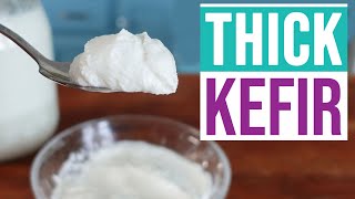 HOW TO MAKE THICK KEFIR ⭐ Greek Yogurt Consistency [upl. by Debbra]