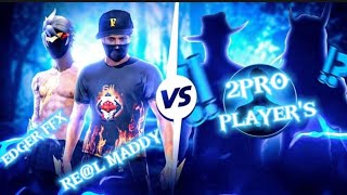 2vs2 edger ffx and rel maddy vs 2pro players white444 nonstopgaming raistar freefire viral [upl. by Hathcock]