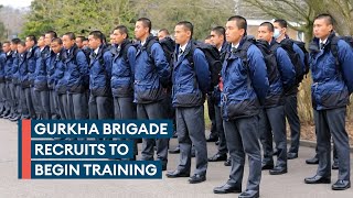 Its freezing British Armys new Gurkha recruits arrive in UK [upl. by Dyol]