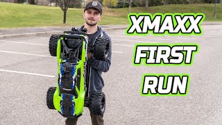 Traxxas Xmaxx 8s Unboxing and First Run [upl. by Friedlander]