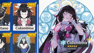 NEW UPDATE FINALLY NEW INFO ON COLUMBINA AND THE HARBINGERS  Genshin Impact [upl. by Malim]