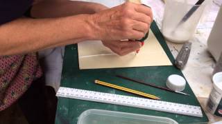 How to make a Carborundum printing plate [upl. by Ellehcram904]