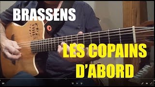 Les copains dabord  Brassens  Godin  Looper Ditto [upl. by Lezlie]