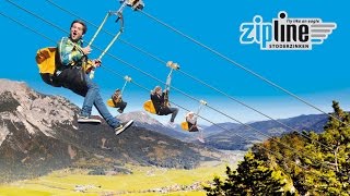 Zipline Stoderzinken 2014 [upl. by Nyla]