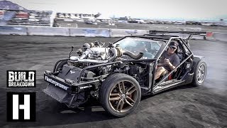 Cleetus McFarlands Twin Turbo 427ci Corvette Kart [upl. by Melan317]