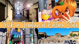 Vlog Trick or Treating at Eastern State Philly Art Center and a brief visit to the Art Museum [upl. by Suidaht]