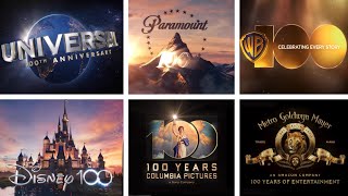 Movie Studios 100th Anniversary Logos Collection [upl. by Akinad]