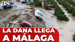 La DANA llega a MÁLAGA y CAUSA ESTRAGOS el VÍDEO es ATERRADOR [upl. by Adnamra767]